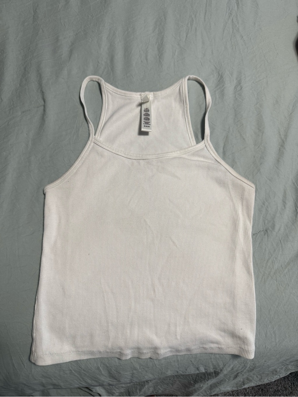 Skims white tank top